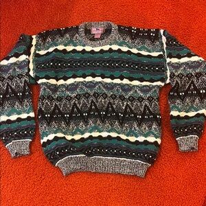 Men's Multicolor Patterned Sweater